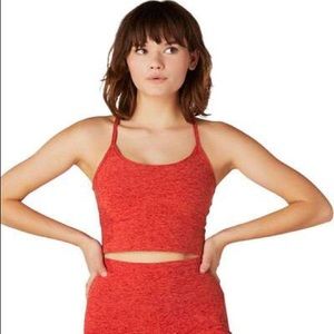 Beyond Yoga spacedye slim racer back cropped tank